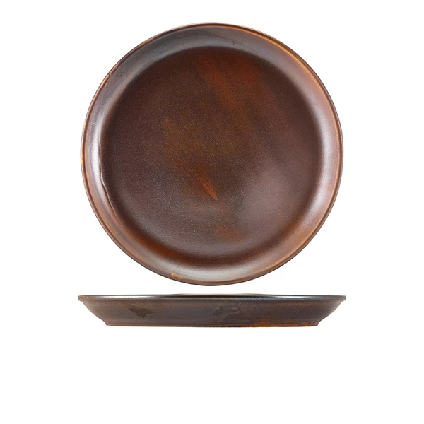 Terra Porcelain Rustic Kobber Coupe-tallerken 27,5 cm CP-PRC27 by Genware color Sort