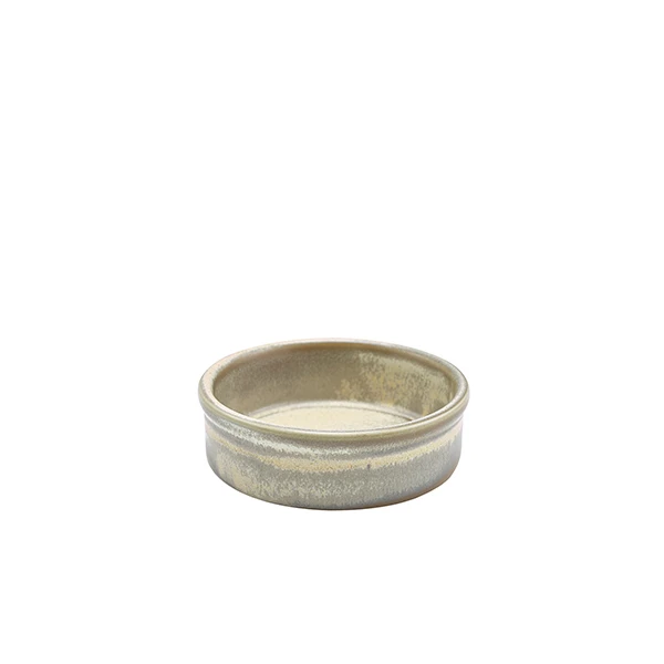 Terra Porcelain Matt Grå tapasfad 10 cm TD-PMG10 by Genware color Sort