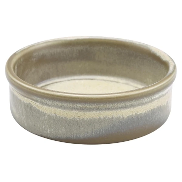 Terra Porcelain Matt Grå tapasfad 10 cm TD-PMG10 by Genware color Sort