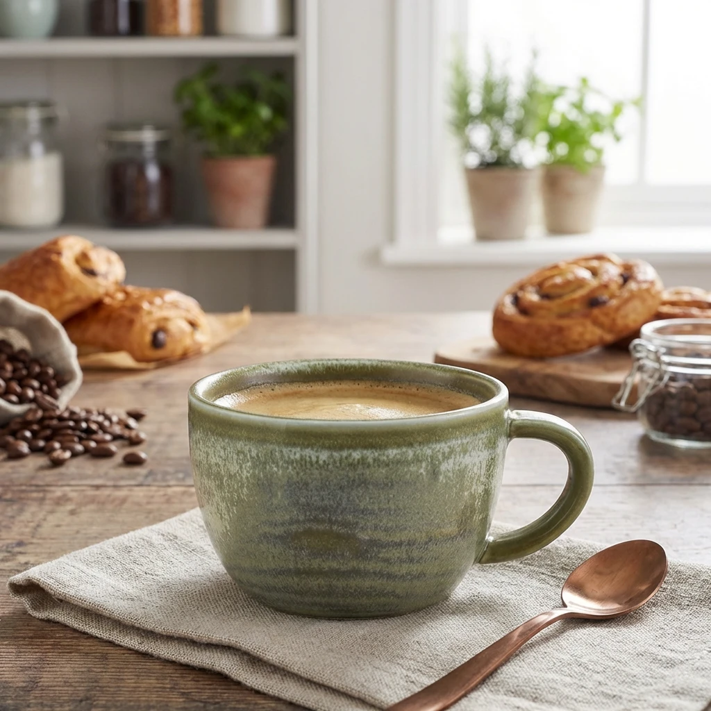 Terra Porcelain Matt Grå kaffekop 28,5 cl/10 oz CUP-PMG28 by Genware color Sort