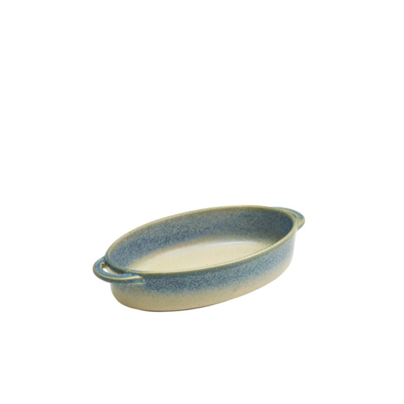 Forge Coast Stoneware Oval fad 17,5 x 11,5 x 4 cm CT-OD18C by Genware color Sort