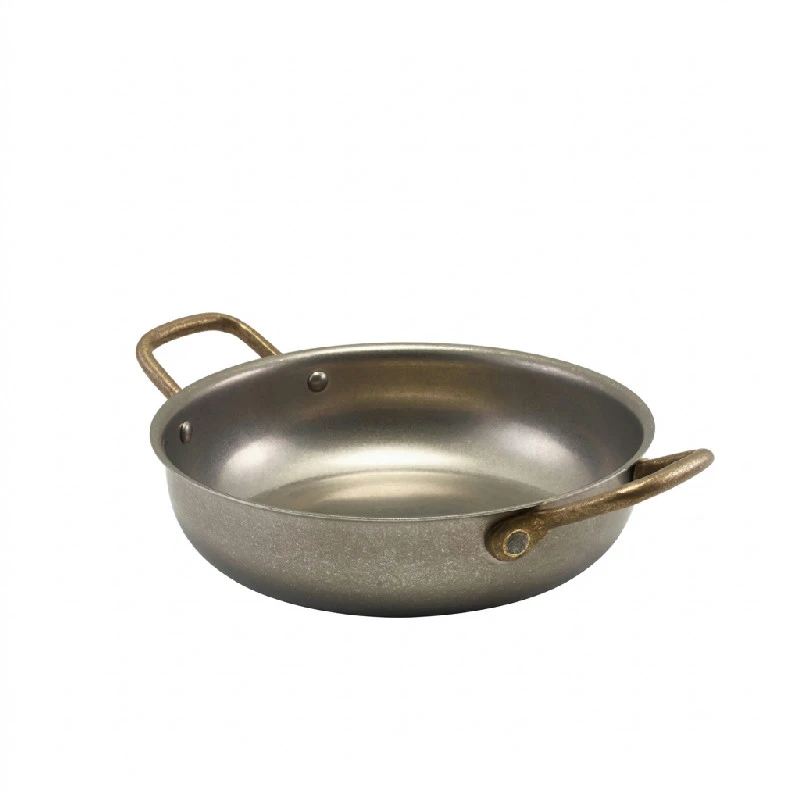 GenWare Vintage Steel Rund fad 19,5 x 5 cm SRD19V by Genware color Sort