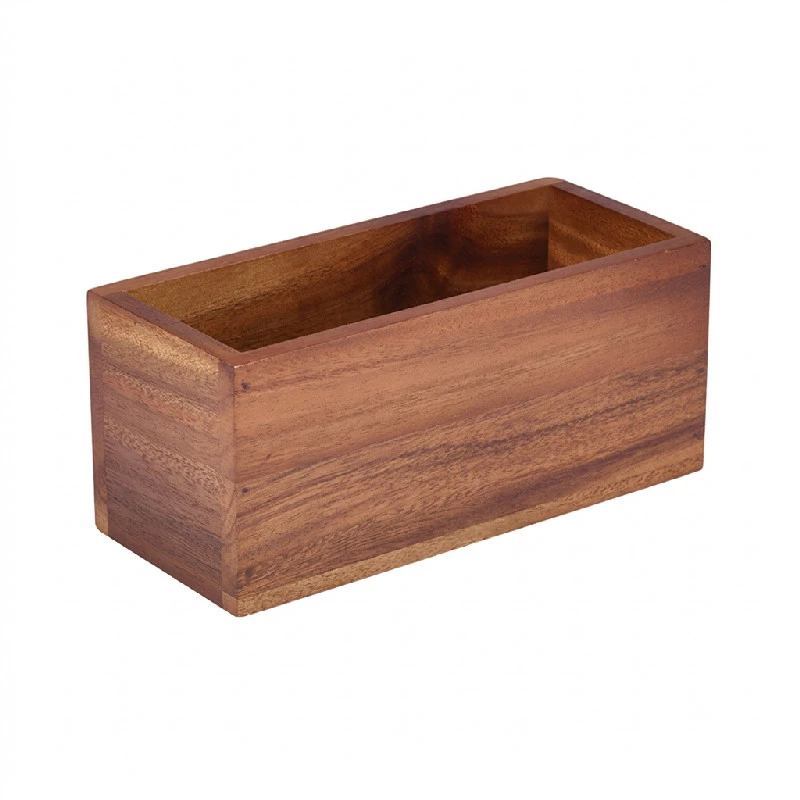 Acacia Wood Table Caddy 23 x 10 x 10 cm DWTC-1 by Genware color Sort