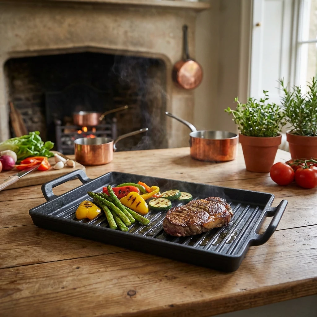 GenWare Cast Iron Pande 21,5 x 15 cm C2215 by Genware color Sort