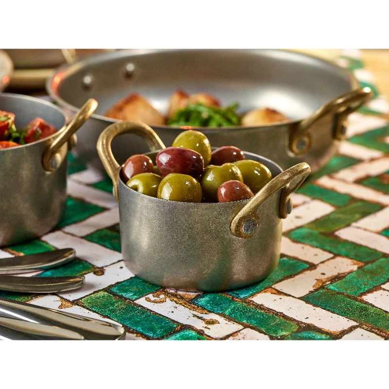 GenWare Vintage Steel Mini-gratinfad 7,8 x 4,5 cm SCD8V by Genware color Sort