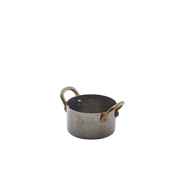 GenWare Vintage Steel Mini-gratinfad 7,8 x 4,5 cm SCD8V by Genware color Sort