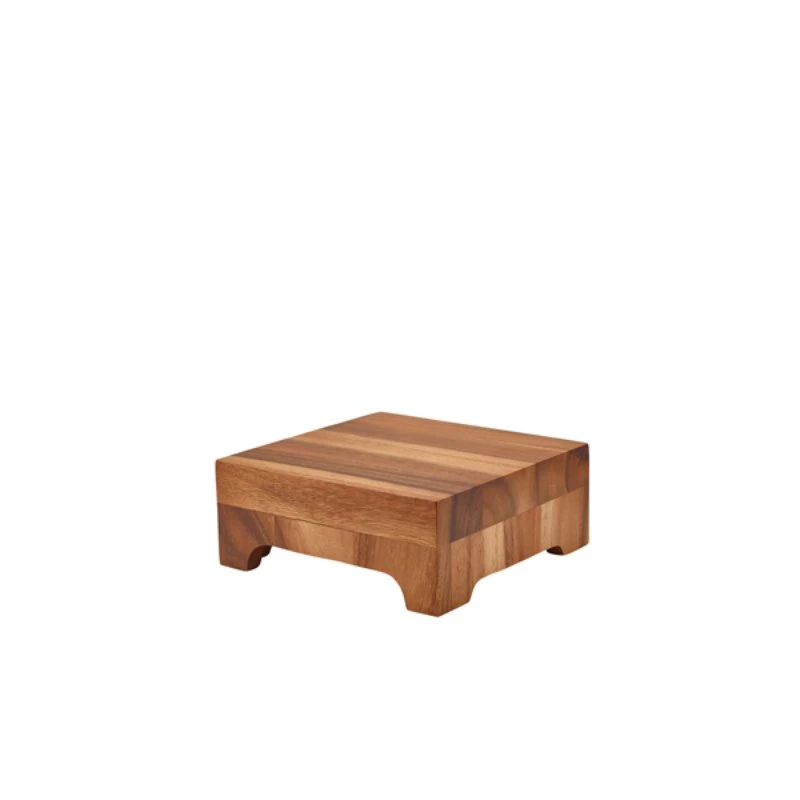 GenWare Acacia Wood Displayblok 25 x 10 cm RSR-WBB2510 by Genware color Sort