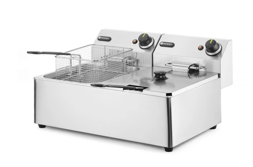 Hendi Kitchen Line Bordfrituregryde 2x6L 230V 205853 by Hendi color Sort