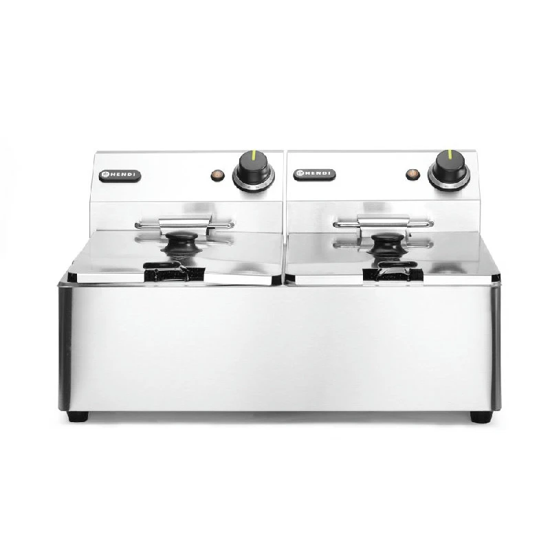 Hendi Kitchen Line Bordfrituregryde 2x6L 230V 205853 by Hendi color Sort