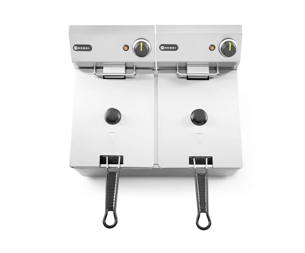 Hendi Kitchen Line Bordfrituregryde 2x6L 230V 205853 by Hendi color Sort