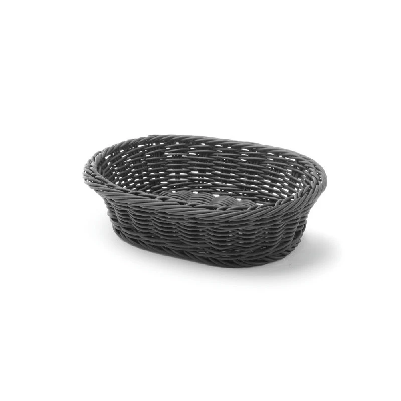 Hendi Brødkurv Oval Sort Plast 426623 by Hendi color Sort