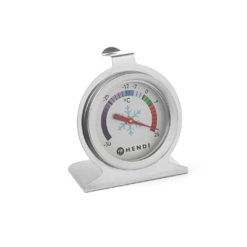 Hendi Køleskabstermometer i Rustfrit Stål 271186 by Hendi color Sort