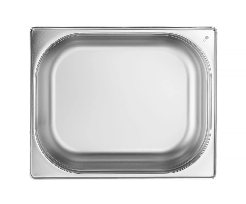 Hendi GN 1/2 Kantine Rustfrit Stål 100 mm 800331 by Hendi color Sort