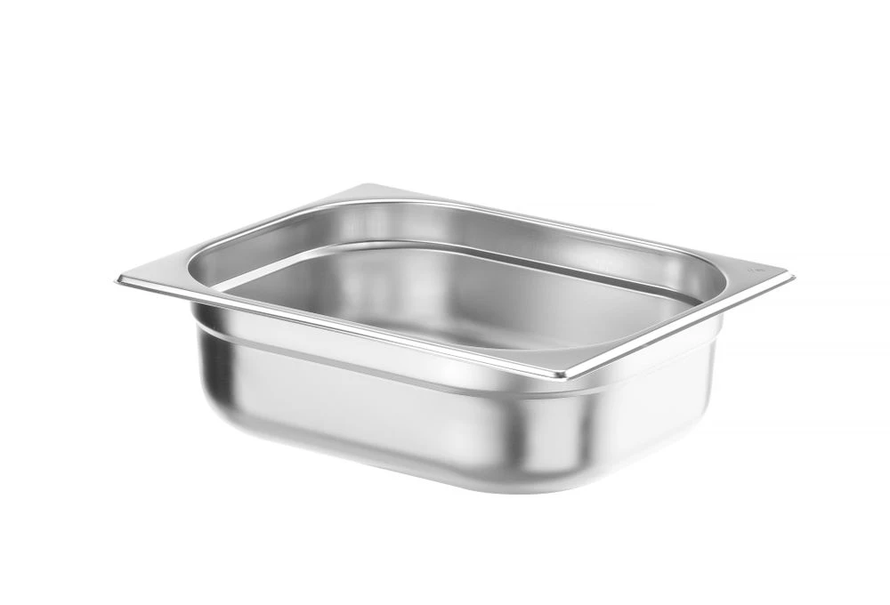 Hendi GN 1/2 Kantine Rustfrit Stål 100 mm 800331 by Hendi color Sort