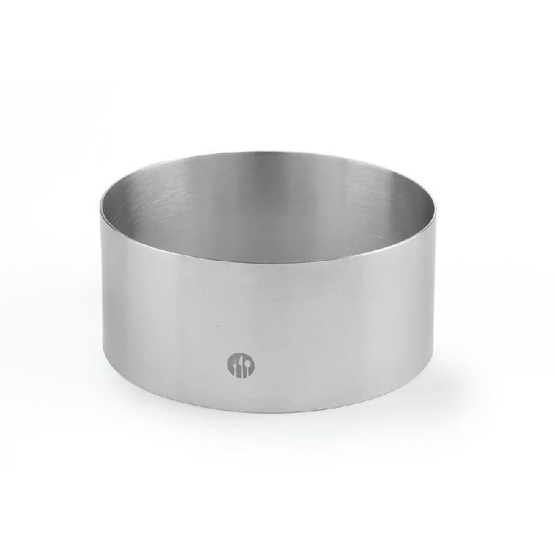 Hendi Madring og Dessertring Rustfrit Stål ø100mm 1 stk 512159 by Hendi color Sort