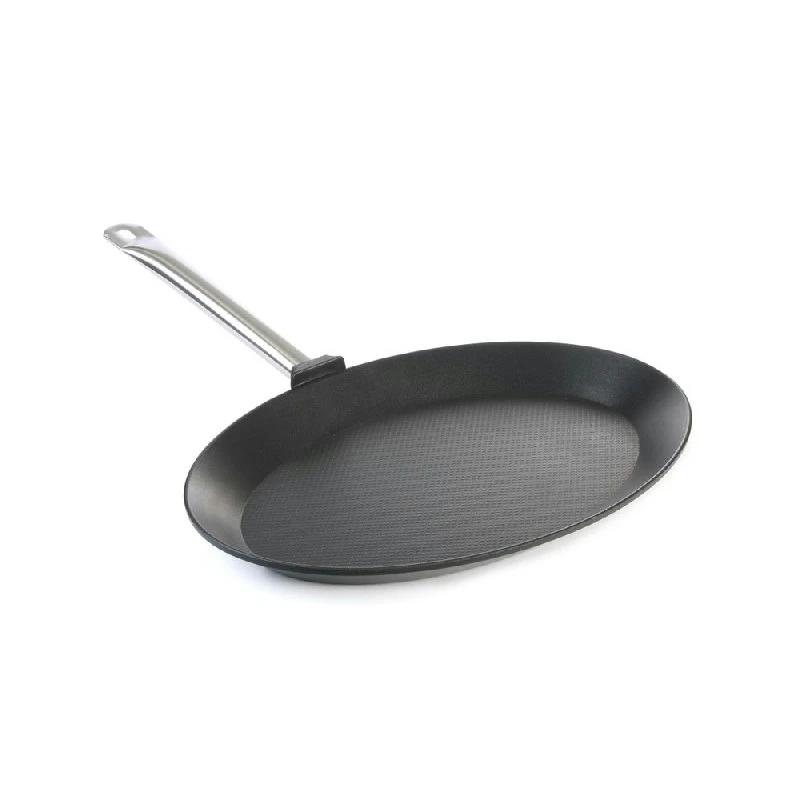 Hendi Fiskepande Oval Titanium Professional 38x26cm 629604 by Hendi color Sort
