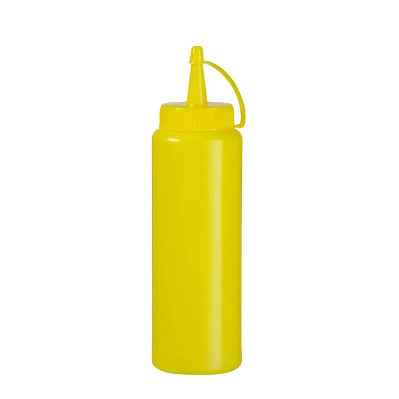 Hendi Dressingflaske Gul Plast 200ml 558003 by Hendi color Sort