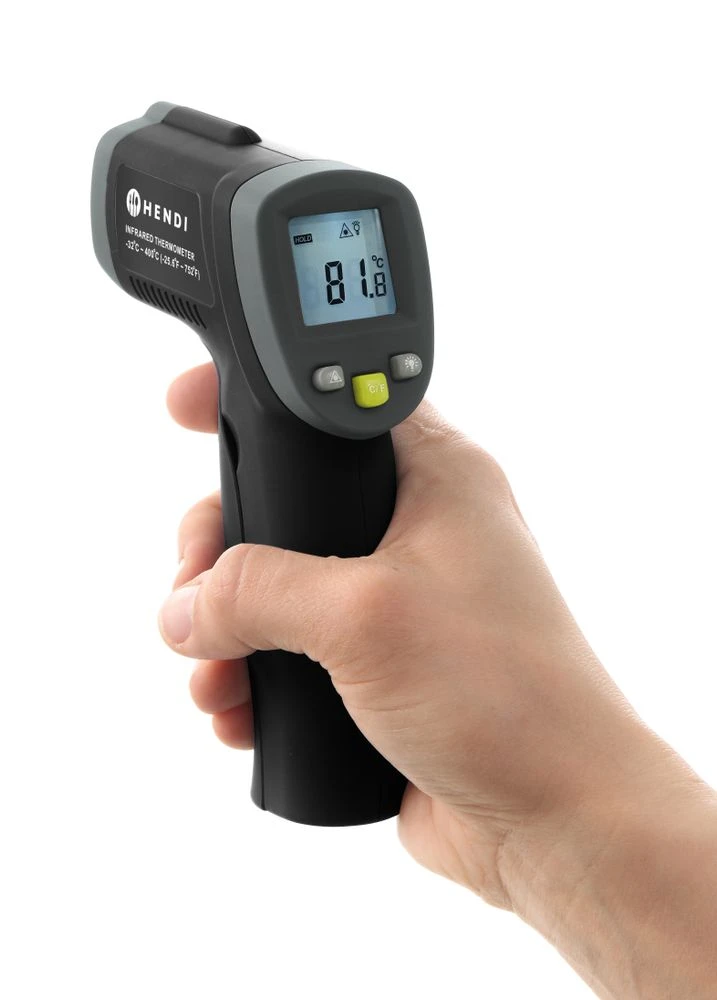 Hendi Infrarødt Termometer Plastik 271148 by Hendi color Sort