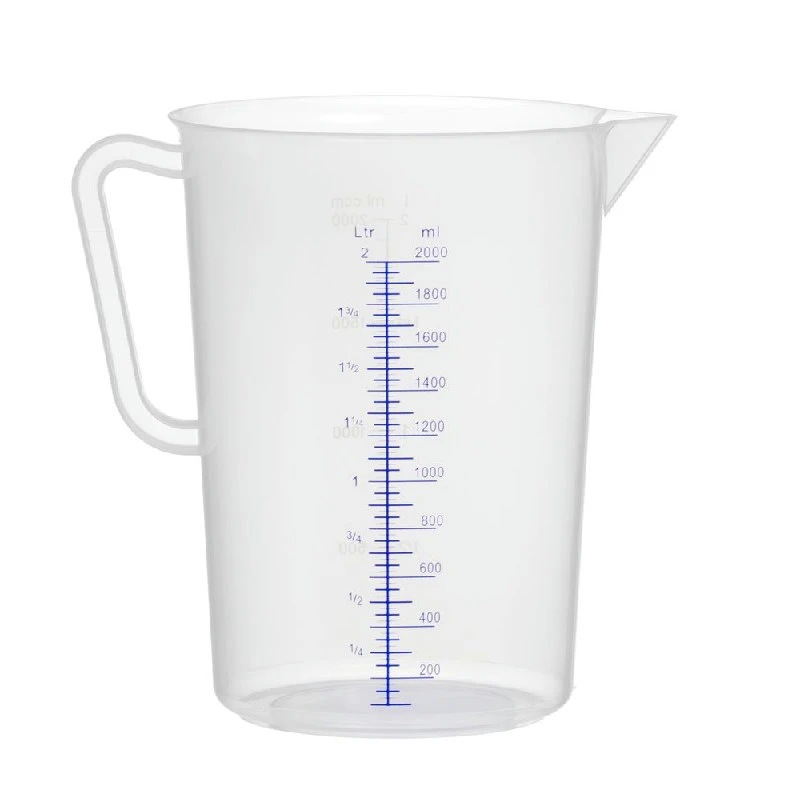 Hendi Målekande Polypropylen Plastik 2L 567302 by Hendi color Sort