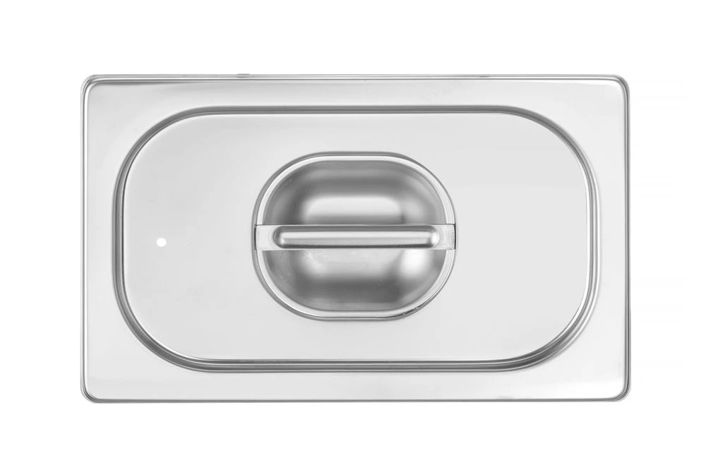 Hendi GN-låg GN 1/4 med silikonetætning rustfrit stål 802649 by Hendi color Sort
