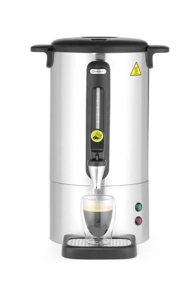 Hendi UNIQ Perkolator Kaffemaskine Sølv 7L 211434 by Hendi color Sort