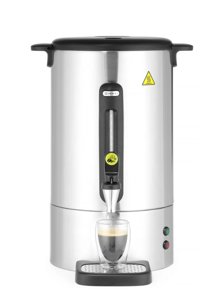 Hendi UNIQ Perkolator Kaffemaskine 14L Sølv 211441 by Hendi color Sort