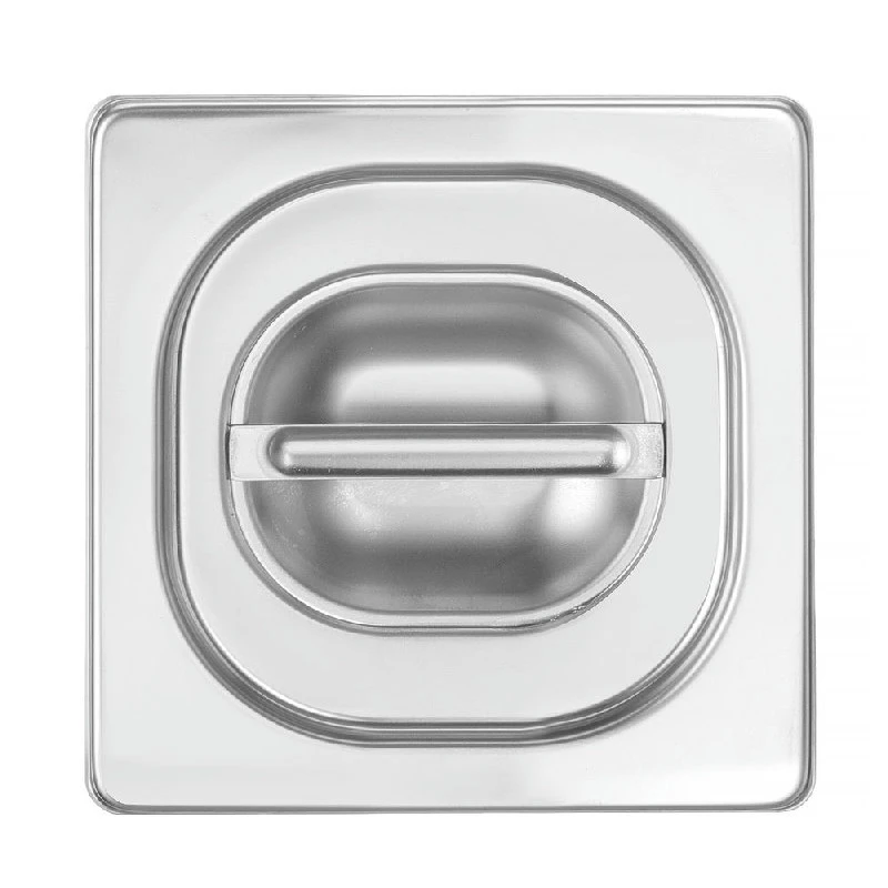 Hendi GN-låg med Silikonemembran Rustfrit Stål GN 1/6 802656 by Hendi color Sort