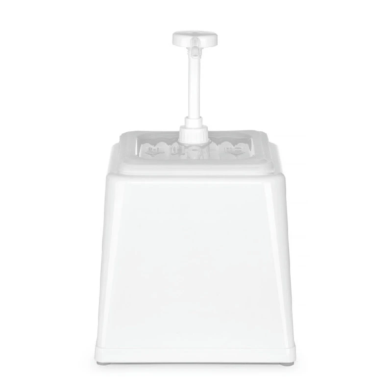 Hendi Sourcedispenser med pumpe Hvid Plast 203545 by Hendi color Sort