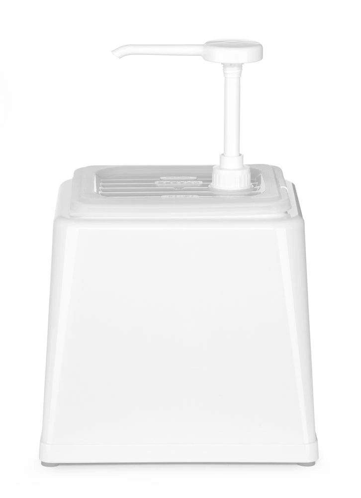 Hendi Sourcedispenser med pumpe Hvid Plast 203545 by Hendi color Sort