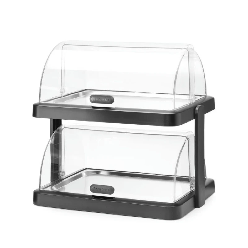 Hendi UNIQ Duo Køledisplay Roll Top Sort 871812 by Hendi color Sort