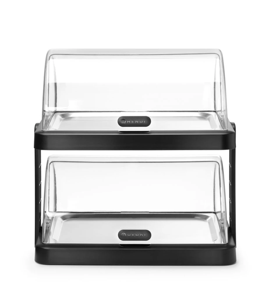 Hendi UNIQ Duo Køledisplay Roll Top Sort 871812 by Hendi color Sort