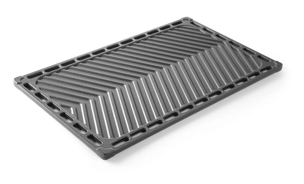 Hendi Grillplade i støbejern 932001 by Hendi color Sort
