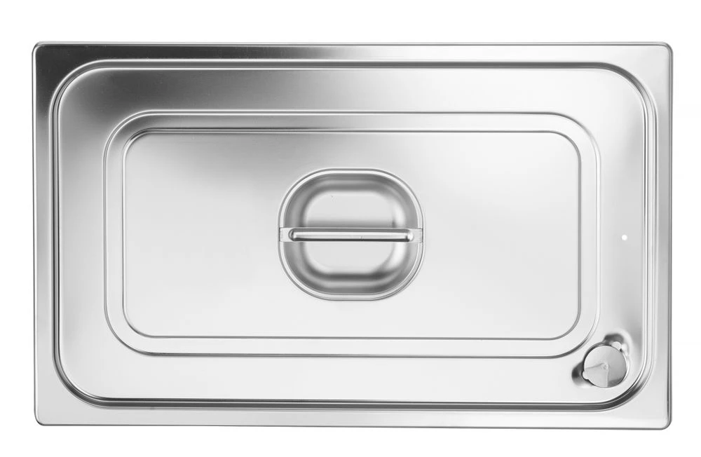 Hendi GN-låg GN 1/1 med Silikonekant Rustfrit Stål 802601 by Hendi color Sort