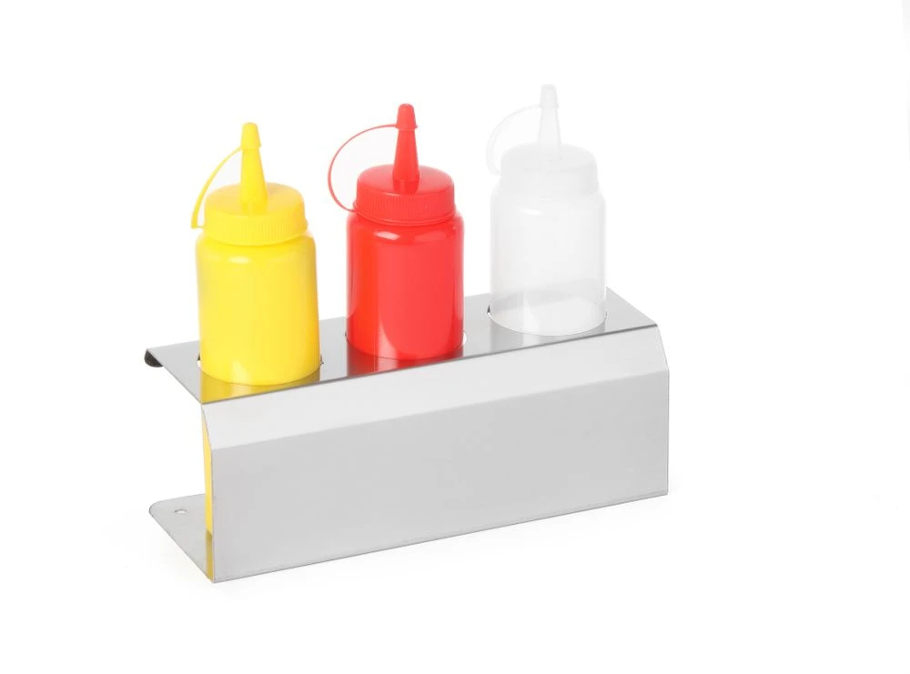 Hendi Saucedispensere Holder Metal til 3 Flasker 557969 by Hendi color Sort