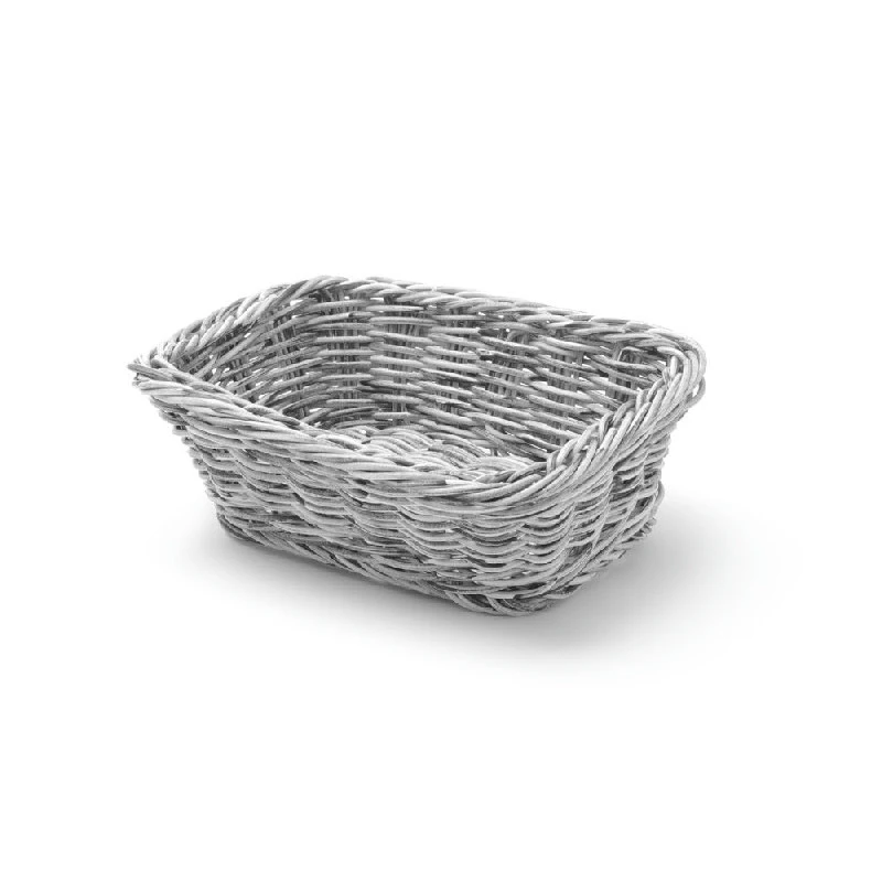 Hendi Brødkurv Lysgrå Plastflet 19x13 cm 426784 by Hendi color Sort