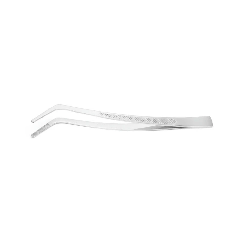 Hendi Anretterpincet Buet Rustfrit Stål 20cm 680186 by Hendi color Sort