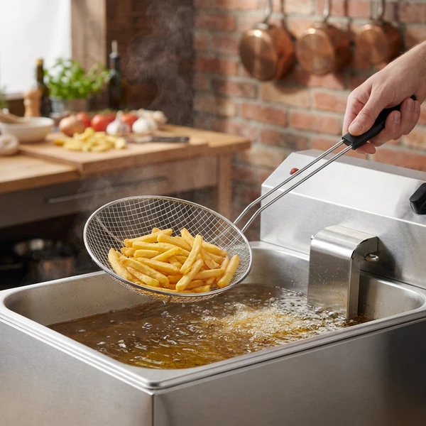 Hendi Pommes Frites Skovl Rustfrit Stål 1 stk 640920 by Hendi color Sort