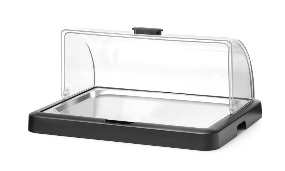 Hendi Duo UNIQ Køledisplay med Roll-top Låg Sort 871805 by Hendi color Sort