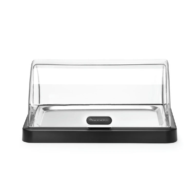 Hendi Duo UNIQ Køledisplay med Roll-top Låg Sort 871805 by Hendi color Sort
