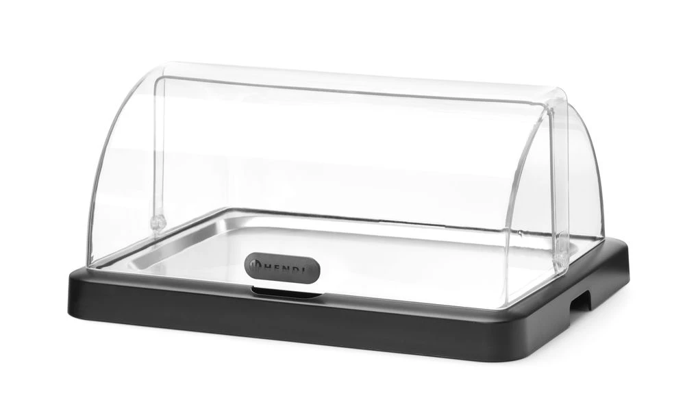Hendi Duo UNIQ Køledisplay med Roll-top Låg Sort 871805 by Hendi color Sort
