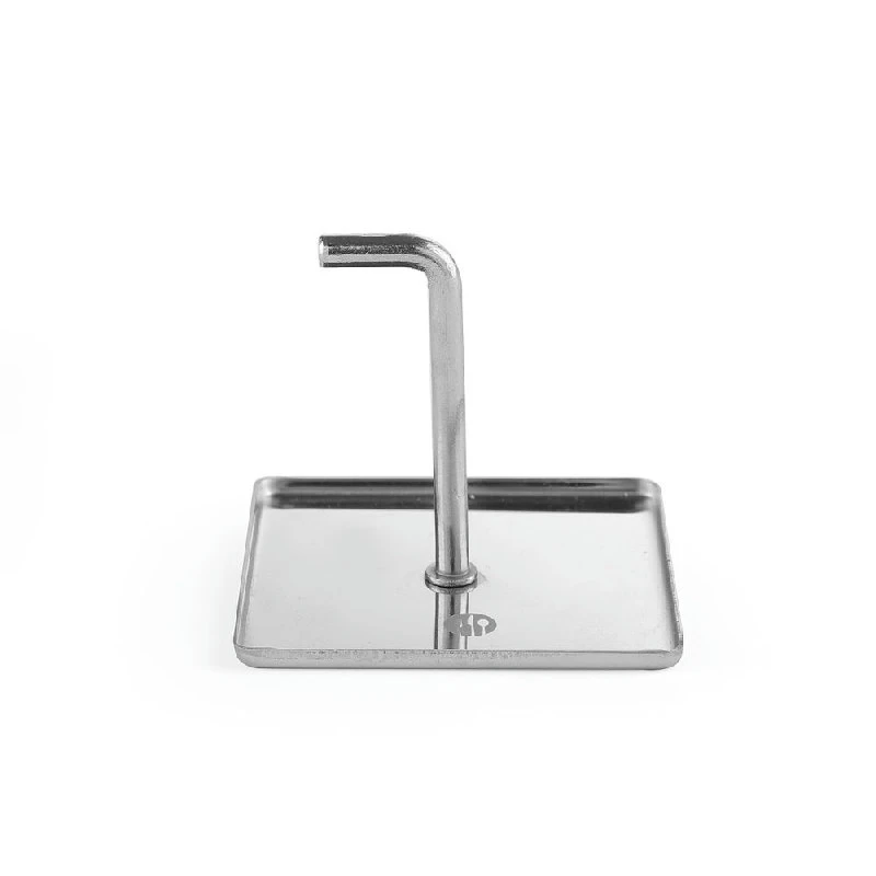 Hendi Madring med Udstopper Firkantet Metal 512227 by Hendi color Sort