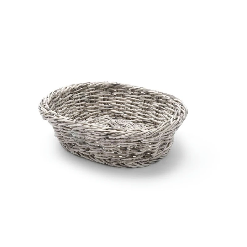 Hendi Brødkurv Oval Lysegrå Plast 25x19cm 426616 by Hendi color Sort