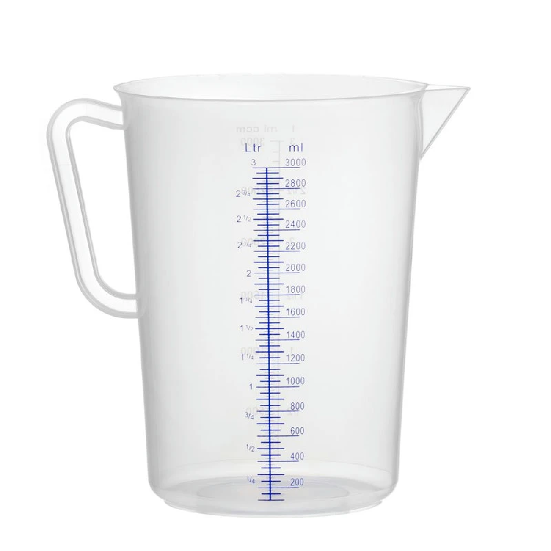 Hendi Målebæger Polypropylen 3L 567401 by Hendi color Sort