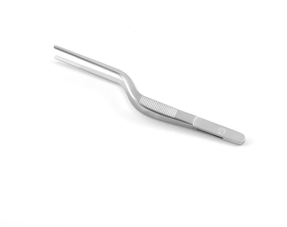 Hendi Anretterpincet Bukket Rustfrit Stål 20 cm 680094 by Hendi color Sort