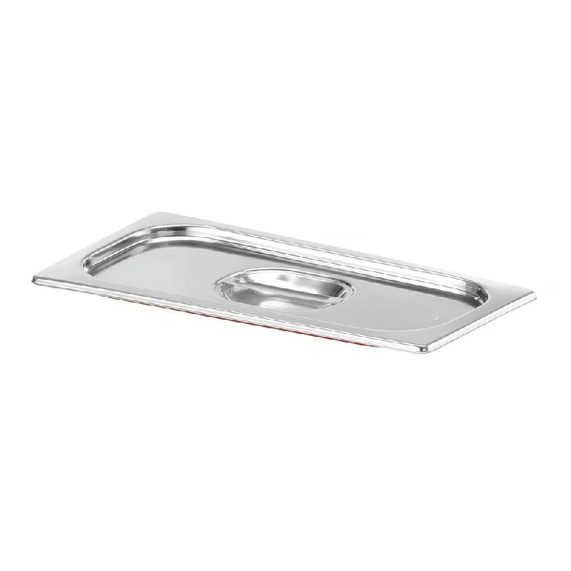 Hendi GN-låg med Silikonekant Lufttæt 1/3 Rustfrit Stål 802632 by Hendi color Sort