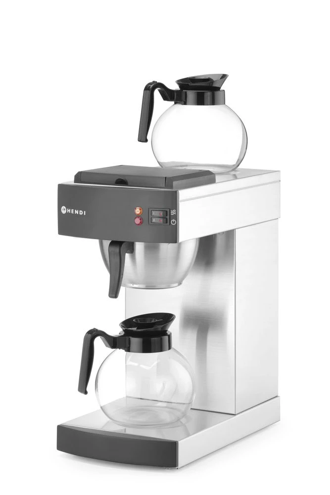 Hendi Kaffemaskine med Glaskande 1,8L 208304 by Hendi color Sort