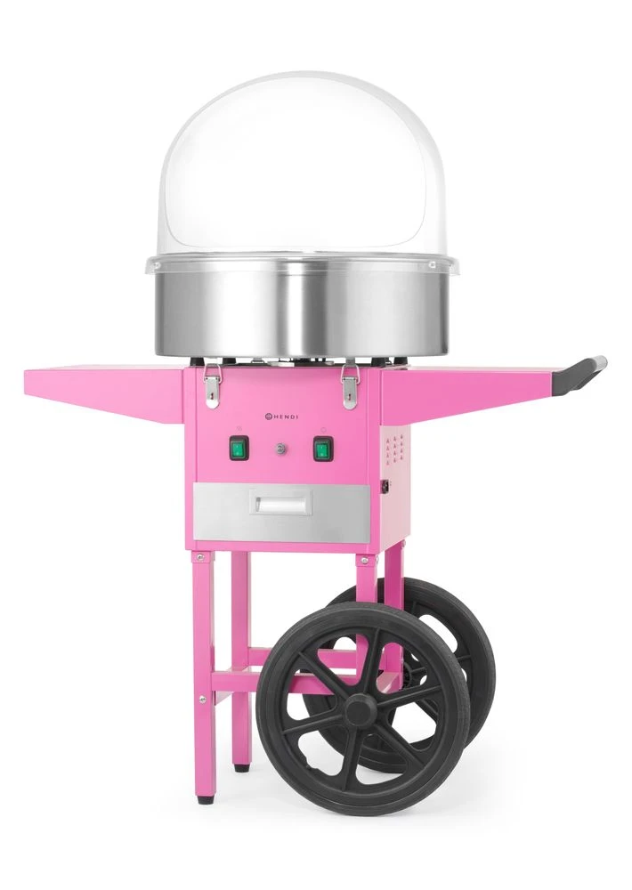 Hendi Candyfloss maskine Lyserød Metal 282809 by Hendi color Sort