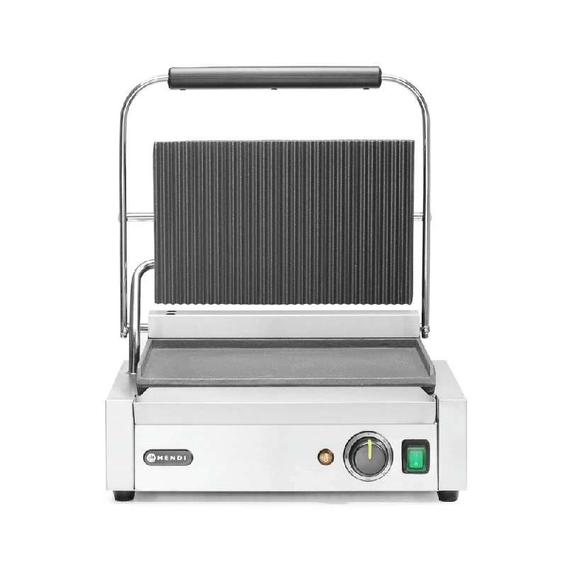 Hendi Panini Kontaktgrill Rillet/Rillet 263662 by Hendi color Sort