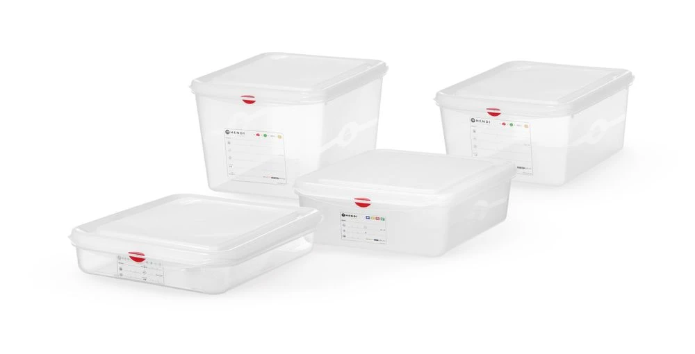 Hendi GN 1/2 Kantine Polypropylen Transparent 873267 by Hendi color Sort