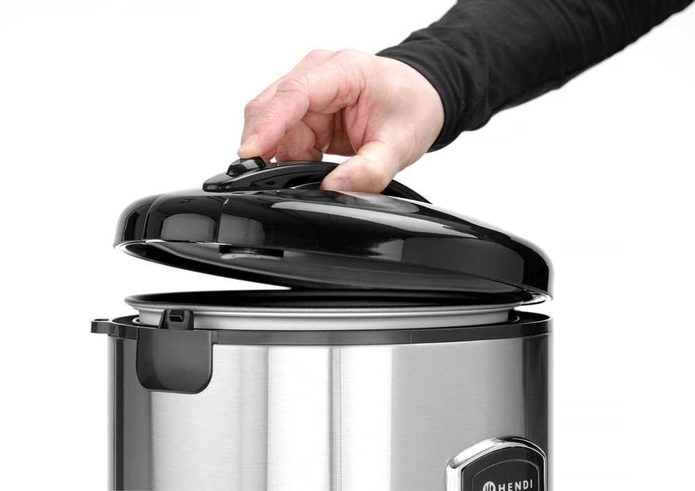 Hendi Riskoger med Dampfunktion 240410 by Hendi color Sort